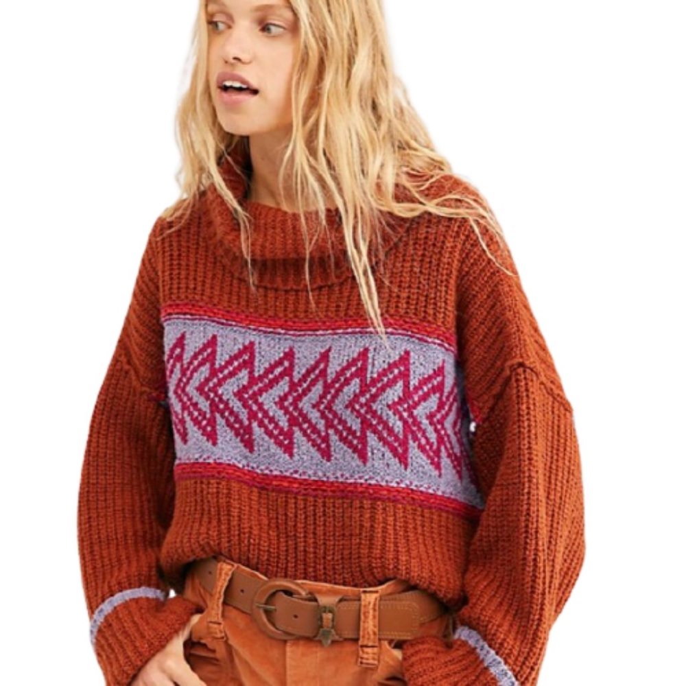 FREE PEOPLE Greater Than Sweater NWOT - Picture 9 of 12